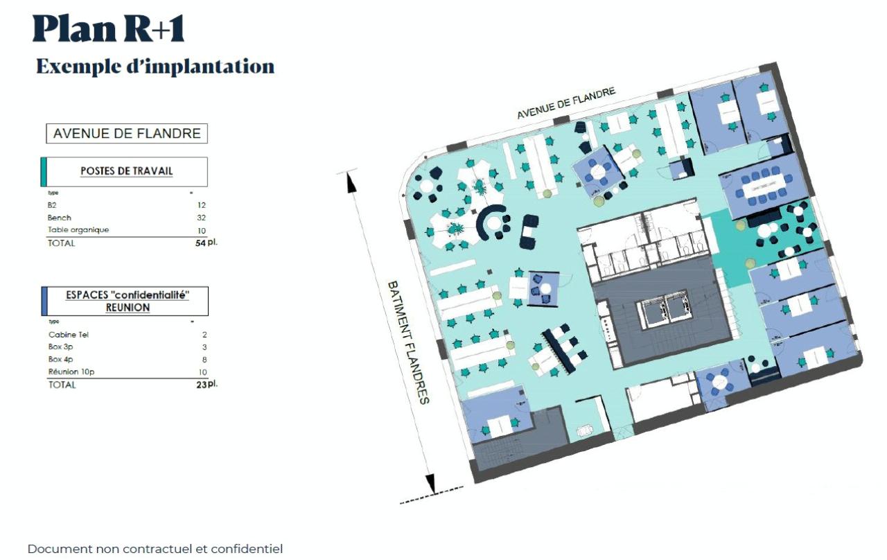 Bureau Paris 4000m² Location bureau Paris OLBUR2531897 7